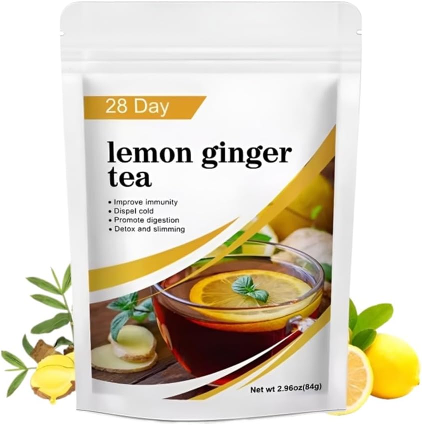 28 Days Natural Lemon Tea – Detox & Weight Management Support, Caffeine-Free Herbal Tea For Daily Wellness(1PCS)