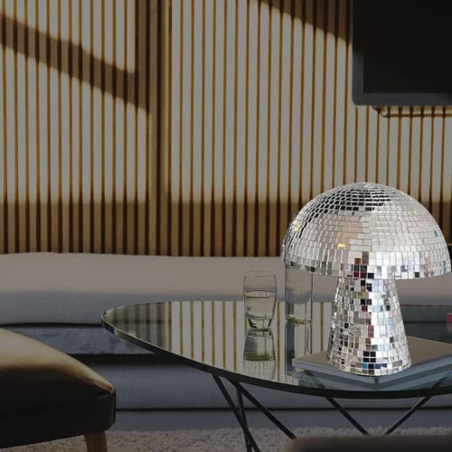 Mushroom Disco Ball For Party Mirror Disco Ball Mushroom Shape Party Lights For Table/Desk/Room/Home Art Decor #TOP7