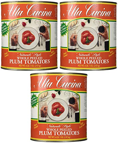 Stanislaus Alta Cucina Whole Tomatoes, 6.43 Pound Pack of 3
