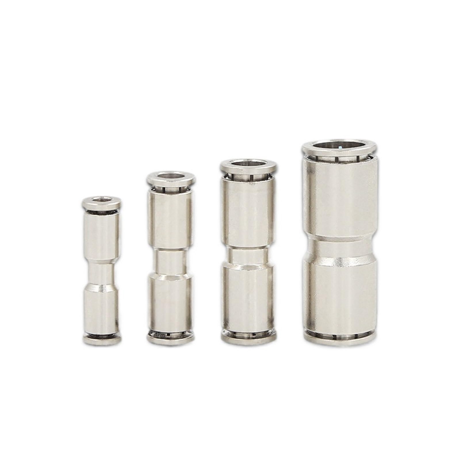 Unión de conexión rápida de Paso Recto, 2 Piezas de Acoplamiento rápido neumático de Metal de latón PU PG de 4 a 12 mm, Conector de Alta presión for Manguera de compresor de Aire(PU 12)