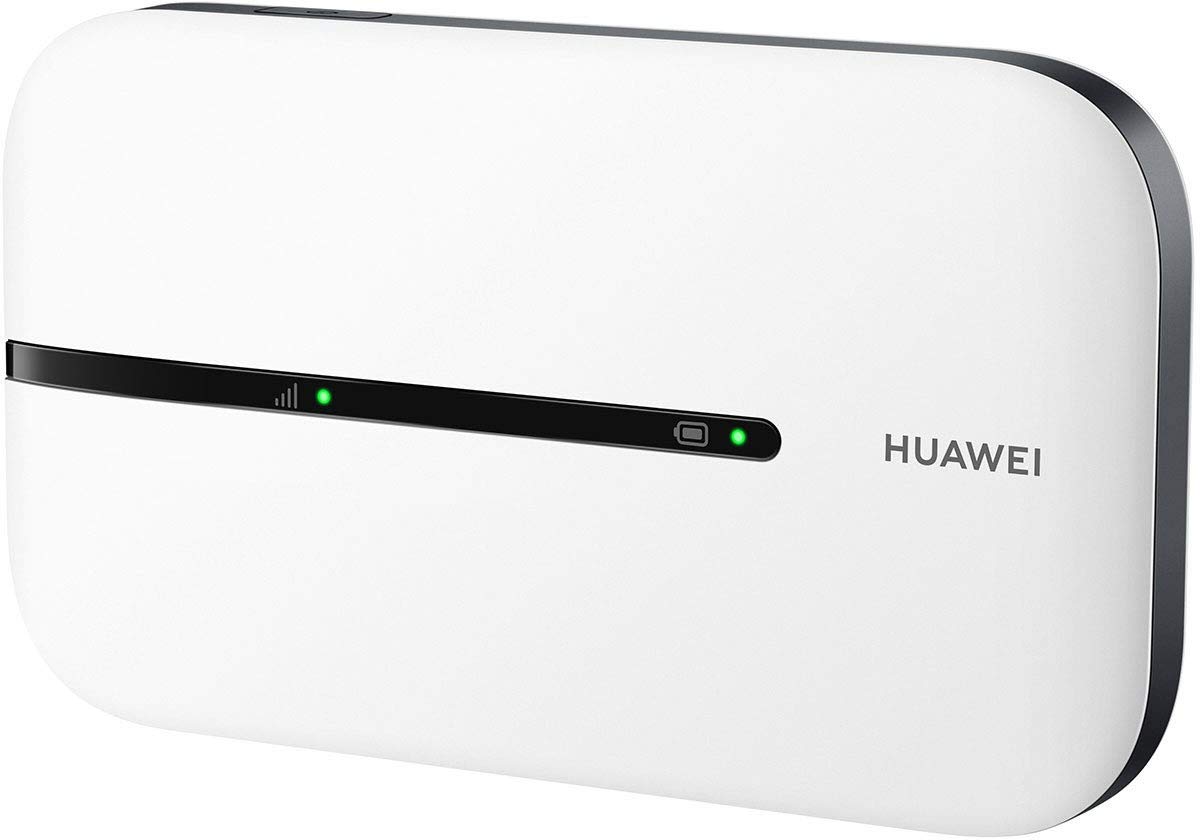 HUAWEI E5576-​320 Mobile Wi-​Fi 3S 4G LTE Cat4, Velocidad de Descarga 150 Mbps, Batería Recargable de 1500 mAh, No Requiere configuración, Blanco, 16 Users