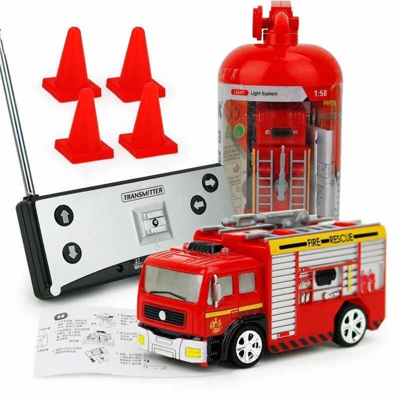Carryze RC Fire Truck with 2.4GHz Remote Control, Fire Rescue