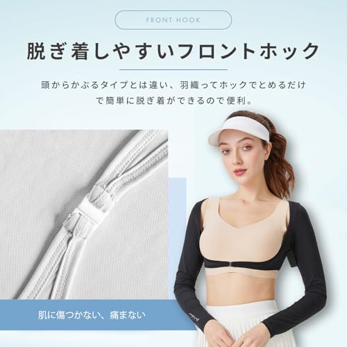 TIMOTHY アームカバー レディース UVカット 長袖 ゴルフインナー夏用 の商品画像 4