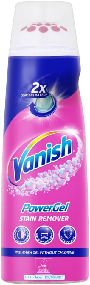 Powergel Stain Remover - Powerful Pre-Wash Fabric Treatment for Tough Stains, 200ml