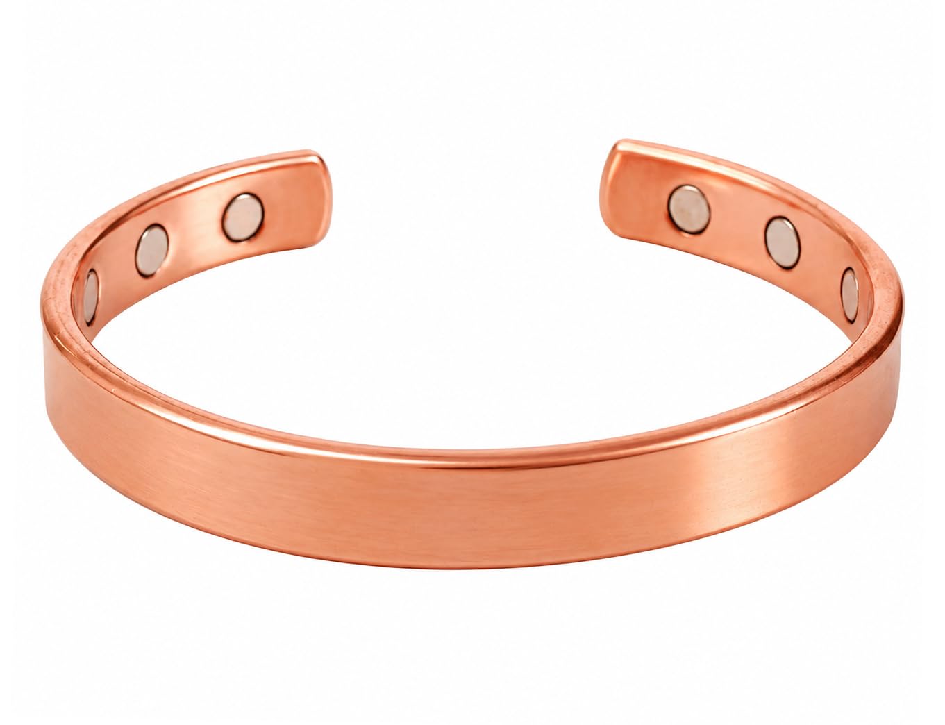 Touchstone Pure Copper Magnetic Bracelet, Plain Minimalist