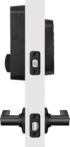 Miniatura 2 de Yale Cerradura de puerta delantera del cerrojo del teclado del código negro para la entrada sin llave, YED210-NR-BSP