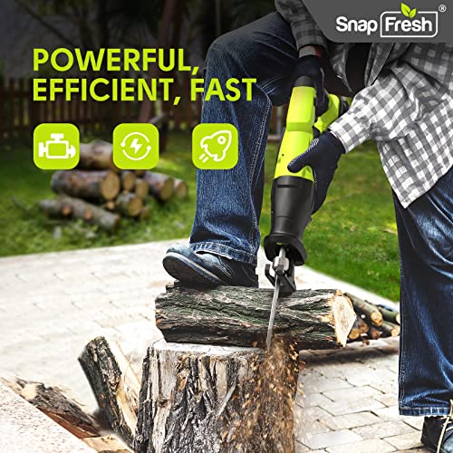 Reciprocating Saw SnapFresh Cordless Reciprocating Saw for Woods