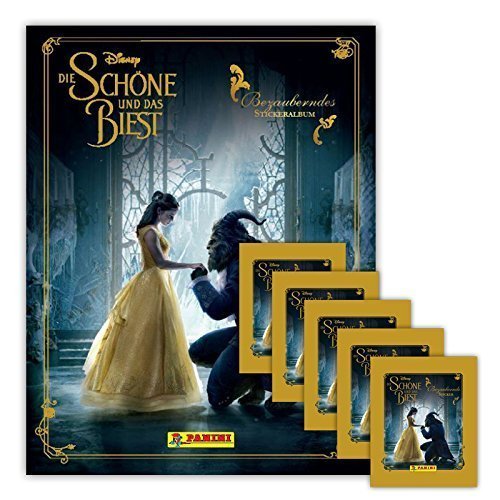 Preisvergleich Produktbild Die Schöne und das Biest Panini - Disney Sammelalbum + 5 Tüten