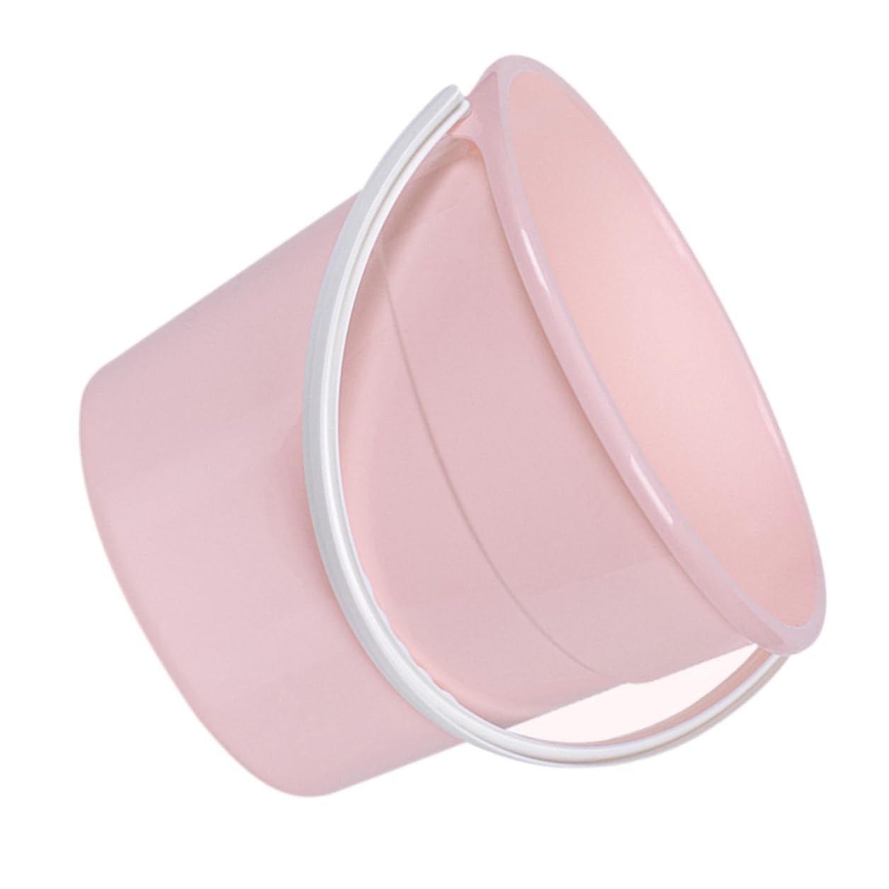 Secchio in 2 Auto 12 Pp per Lavaggio Rosa Rotondo