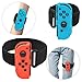 Produktbild FASTSNAIL 2er-Pack für Just Dance 2020 2019 Handgelenkschlaufe und Ring Fit Adventure Beingurt für Nintendo Switch, Sportgurte  Armband und Beinfixierungsband für Nintendo Switch JoyCon
