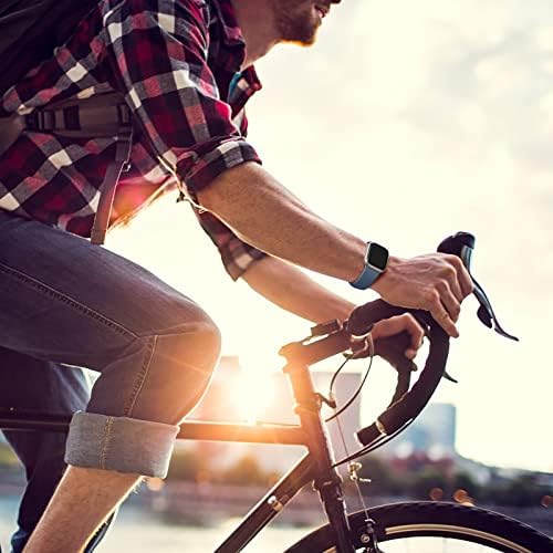 Maledan Compatible with Apple Watch Band 38mm 40mm 41mm 42mm 44mm 45mm 46mm 49mm Women Men, 6 Pack Silicone Sport Strap Compatible for Apple Watch Bands iWatch Series 11 10 9 8 7 6 5 4 3 2 1 SE Ultra - 4