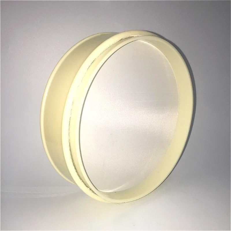 Tamiz reutilizable de plástico reutilizable de 20 cm con malla de nylon - malla 400, marco de PVC para muestreo e inspección, 1 unidad