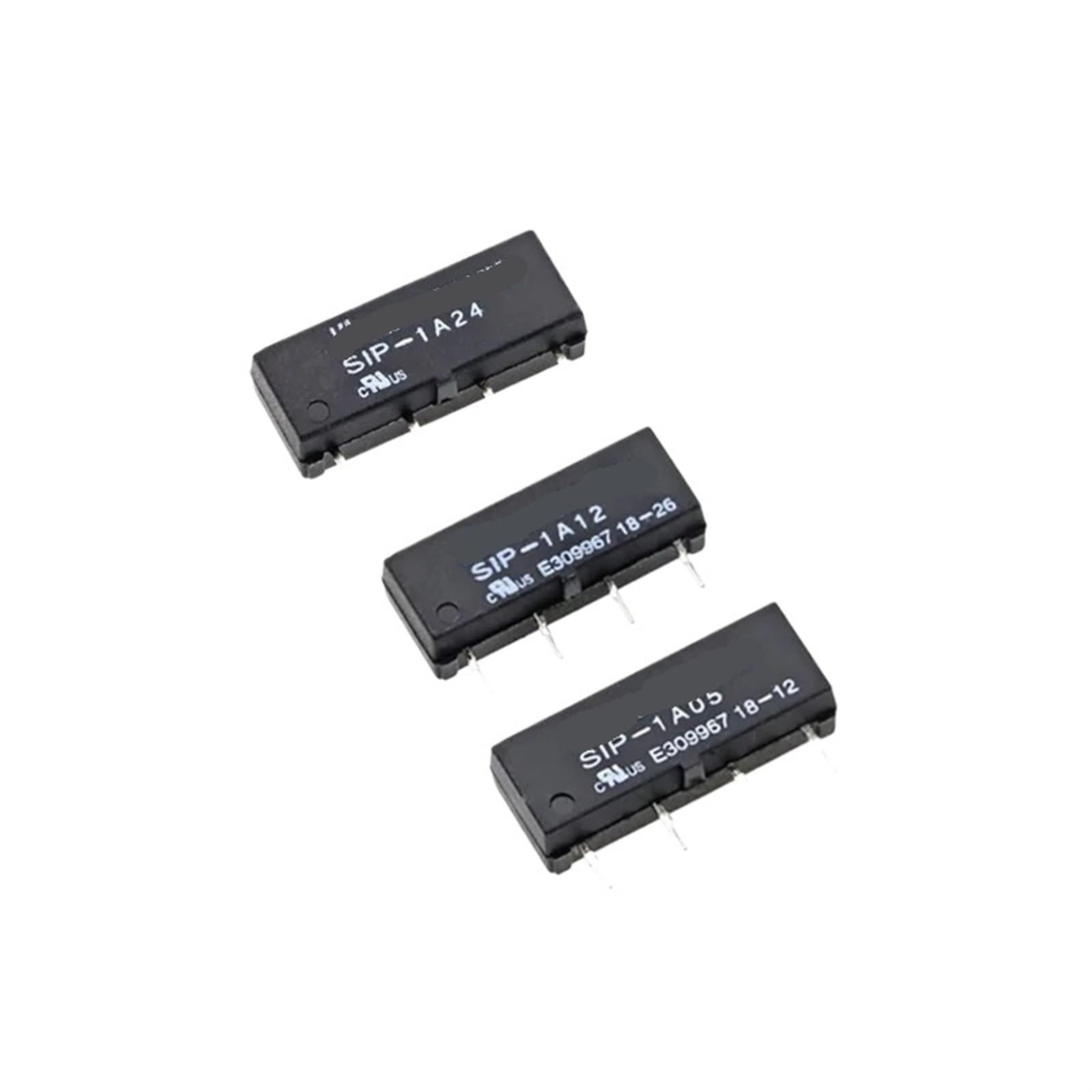 Module de commutation relais 12V SIP-1A12 électronique à 4 broches miniatures, lot de 5 - 4