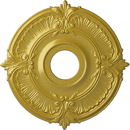 Image of Ekena Millwork CM18ATRGS - Attica - Ceiling Medallion, Rich Gold