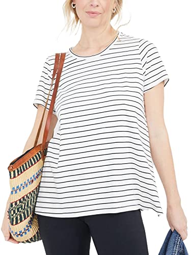 Image of HATCH Organic Cotton Nursing Tee Pima Cotton | Designed with Nursing in Mind for Easy Access Feeds