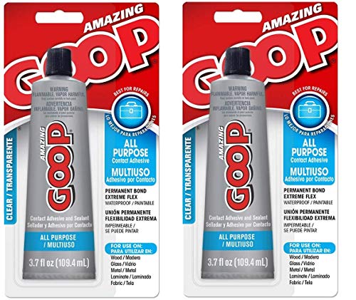 Amazing Goop 140211 3.7 oz. All Purpose Adhesive, Clear (2 Pack 3.7 Oz)