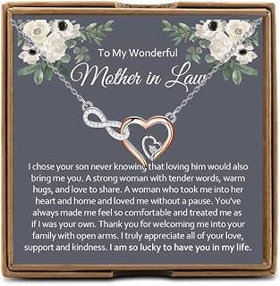 OKEYCH Mom Gifts To My Mother in Law Necklace from Daughter Future Mother In Law Jewellery Mother Of The Groom Gift Mothers Day Gift