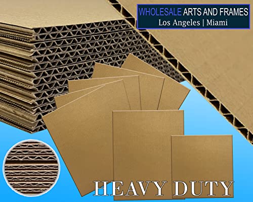 Corrugated Cardboard Sheets 4Mm - 3/16" Thick 24X36- 50 Pack. Filler Insert Pads, Brown Frame Backing Rectangular & Square Flat Boards For Art&Crafts, Diy Projects, Mailing,Dividers & Packaging #TOP2
