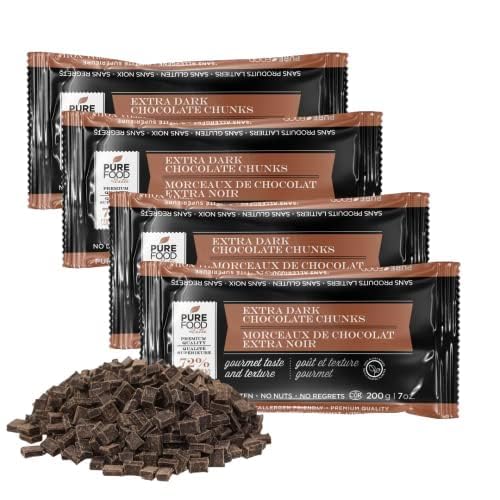 Dairy Free Dark Chocolate Chunks, 7oz (3 Pack) | All Natural | Certified Kosher | Vegan, Gluten-Free, Dairy-Free, Nut-Free | Allergen Friendly Baking Chocolate