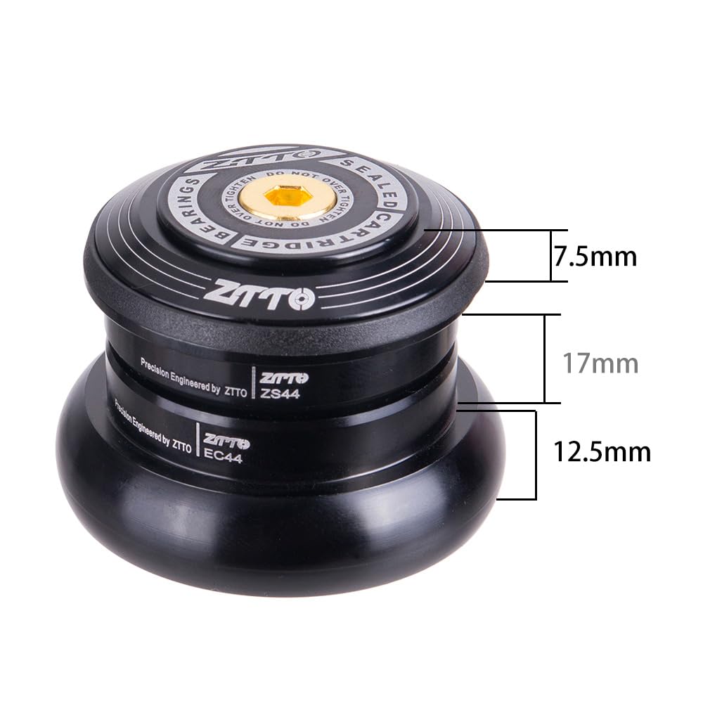 Amazon.com : ZTTO Bike Headset, MTB 44mm ZS44 EC44 CNC 1 1/8