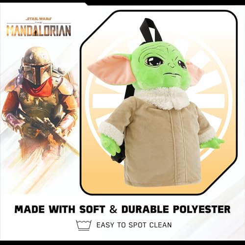 Image of STAR WARS Grogu Mini Backpack, Multi, 12 Inch | The Mandalorian Plush Small Travel Bag Purse for Men and Women, Adjustable Shoulder Straps