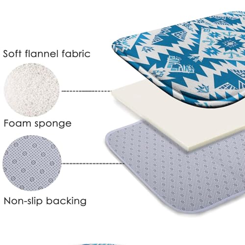 Tapis de bain mousse mémoire de forme lavable en machine pour sol sec - 5