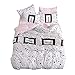 Juego de Fundas de Edredón, DOTBUY 3 Piezas Imprimiendo Microfibra Juego de Cama de de edredón Funda de Almohada 1 Funda Nórdica y 2 Funda de Almohada