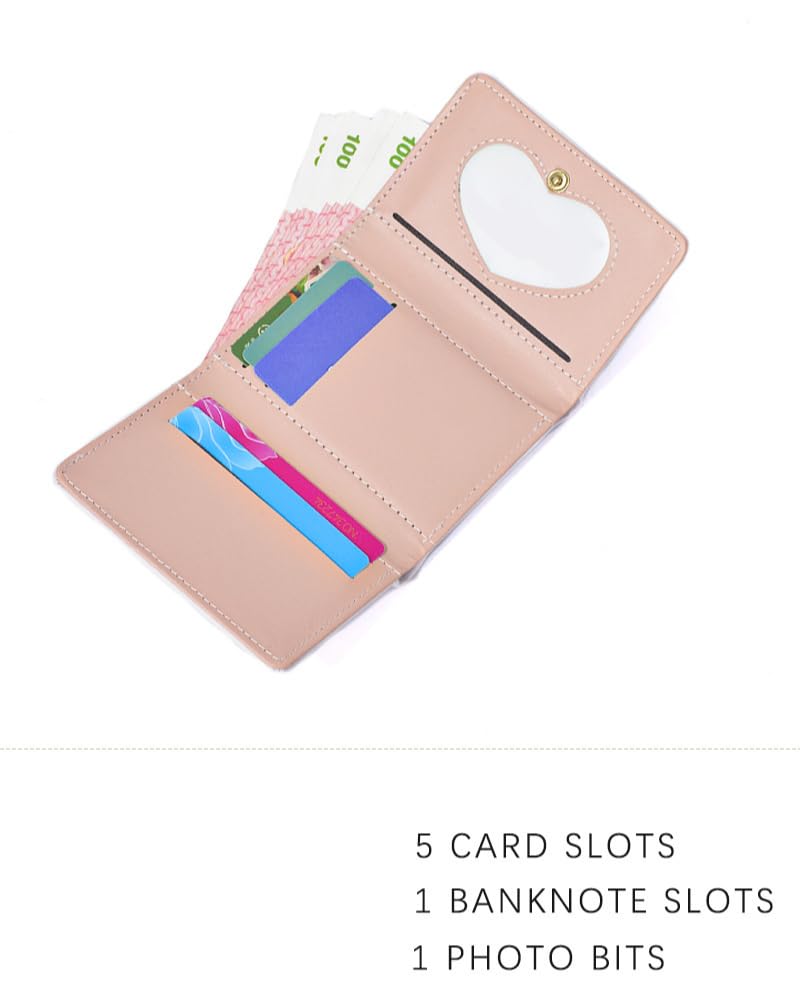 Wallet for Women Coquette Stuff, Cutecore Trifold Wallet Coquette Stuff Kawaii Card Holder Cottagecore Y2k Accessories (Blue)2