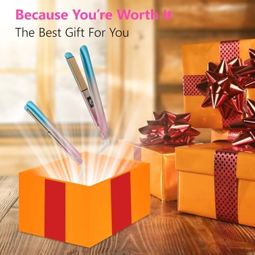 DORISILK Colorful Flat Iron 450 Degrees — lifestyle photo