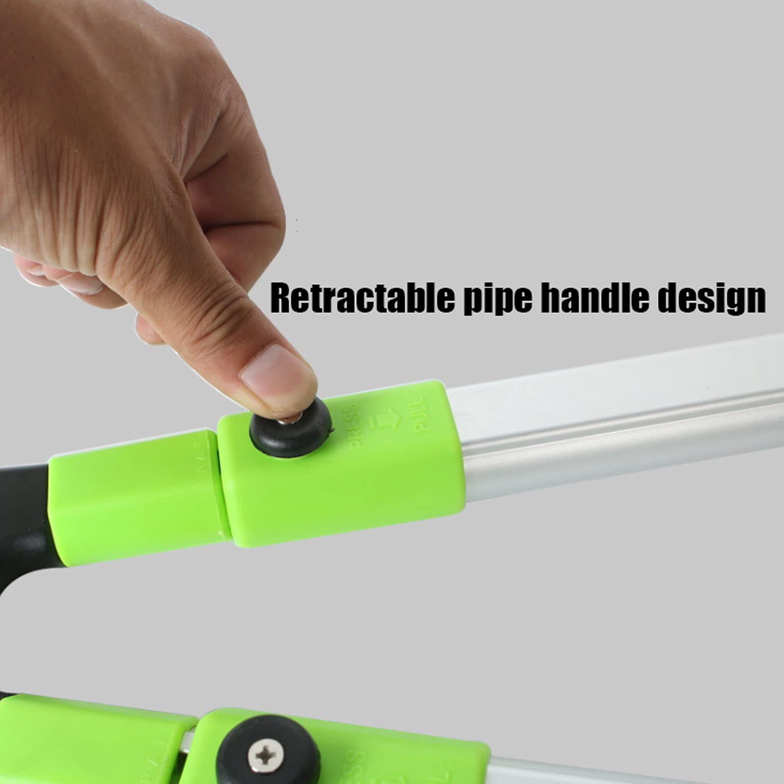 Nożyce do żywopłotu ogrodowego Narzędzia ogrodnicze, lekkie nożyce ogrodowe Teleskopowe ramiona dźwigni Ergonomiczne aluminiowe uchwyty do cięcia przycinania krzewów bukszpanu