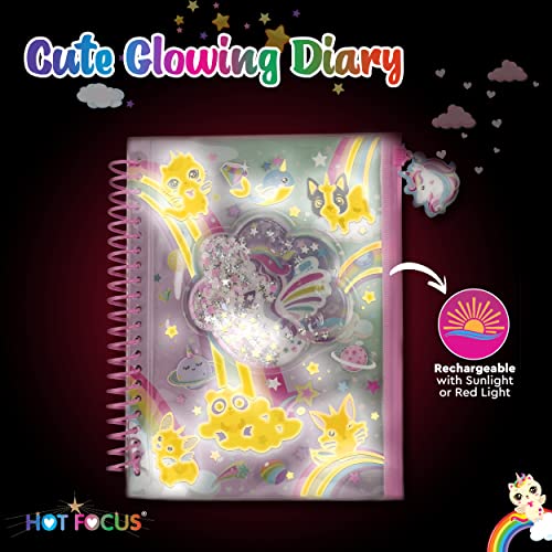 Hot Focus Unicorn Journal Kit For Girls Ages 6 7 8-12 - Complete Diary Set With Spiral Notebook, Pencil Case, Pen, And Hair Tie/Bracelet - The Girls' Journal Set And Kids Diary Gift For Tween Girls #TOP1