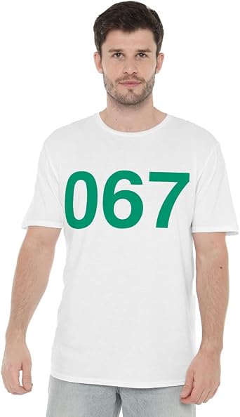 Squid Game Unisex Squid Game Player 067 Unisex T Shirt T-Shirt Pack of 1