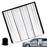 Installation rapide : Cette moustiquaire magnétique pour porte coulissante de camping-car s'installe facilement et sans outils grâce à son système d'adhésion par venes sur les quatre côtés et son système d'attache magnétique, offrant une barrière stable contre les mouches en quelques secondes.