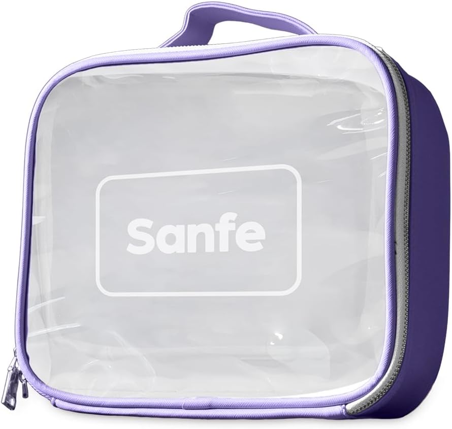 Sanfe Travel Pouch Kits Essentials Bag for Women Organiser Make Up (Color- Purple)