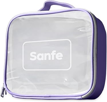 Sanfe Travel Pouch Kits Essentials Bag for Women Organiser Make Up Color- Purple