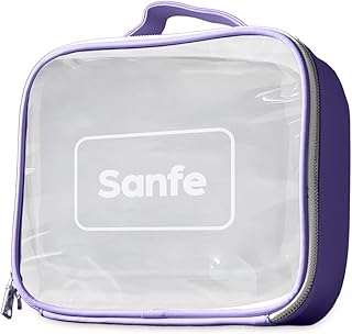 Sanfe Travel Pouch Kits Essentials Bag for Women Organiser Make Up (Color- Purple) Price In India