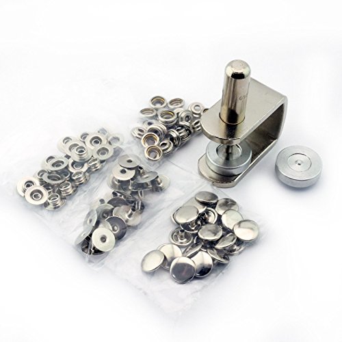 C.S. Osborne Snap Fastener Kit K230-24, Size 24 Snaps, 25 Sets Made In USA