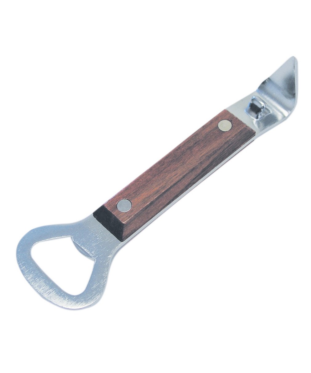 CybrTrayd RM-4262 - Abridor de latas y botellas, acero inoxidable