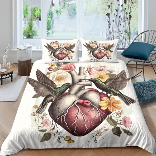 Parure de lit housse de couette imprimé 3D chien 200x200 cm microfibre pour lit double - 4