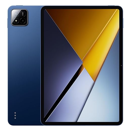 Xiaomi POCO Pad X1 Tablet, 8 + 512 GB, azul, ecrã de 120 Hz incrivelmente fluido, bateria de 8850 mAh carregamento rápido de 45 W câmara de 13 MP (carregador incluído)