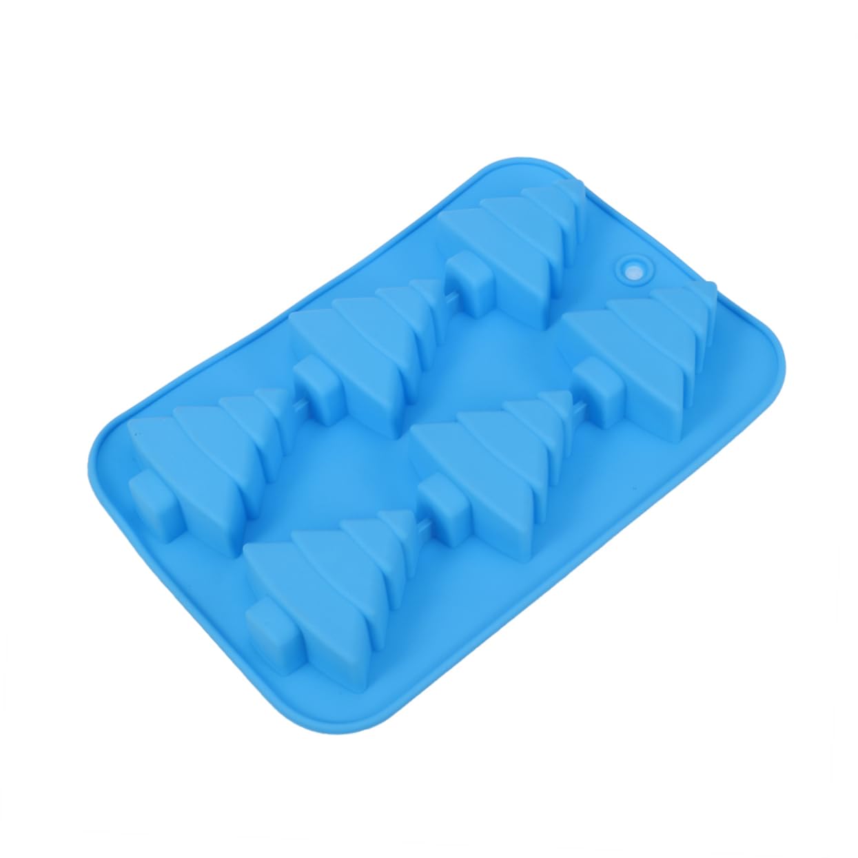 MAGICLULU 3pezzi Stampo Silicone Per Dolci Forma Di Albero Di Natale Cavità Antiaderenti Adatto Per Cioccolatini Gelatine Biscotti e Fondente Silicone Alimentare Facile Da Pulire Blu