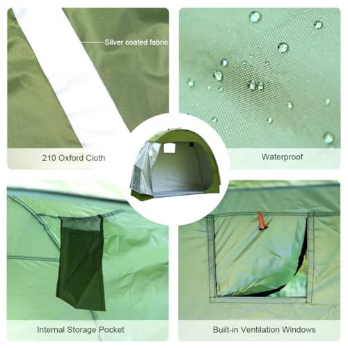 Housse de vélo imperméable et Anti-UV avec Sac de Transport pour Le Rangement et la Protection en extérieur