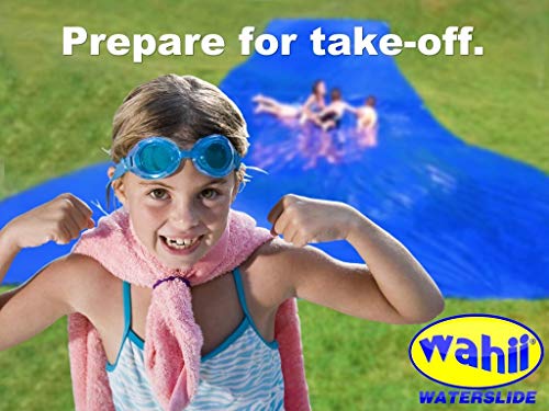 Wahii Waterslide 50' - World's Biggest Backyard Lawn Water Slide #TOP5