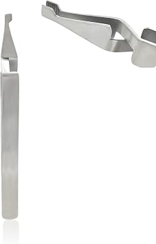 OdontoMed2011 1 Dental Direct Bracket Holder Orthodontic Bonding Serrated Instruments Tweezers Small ODM