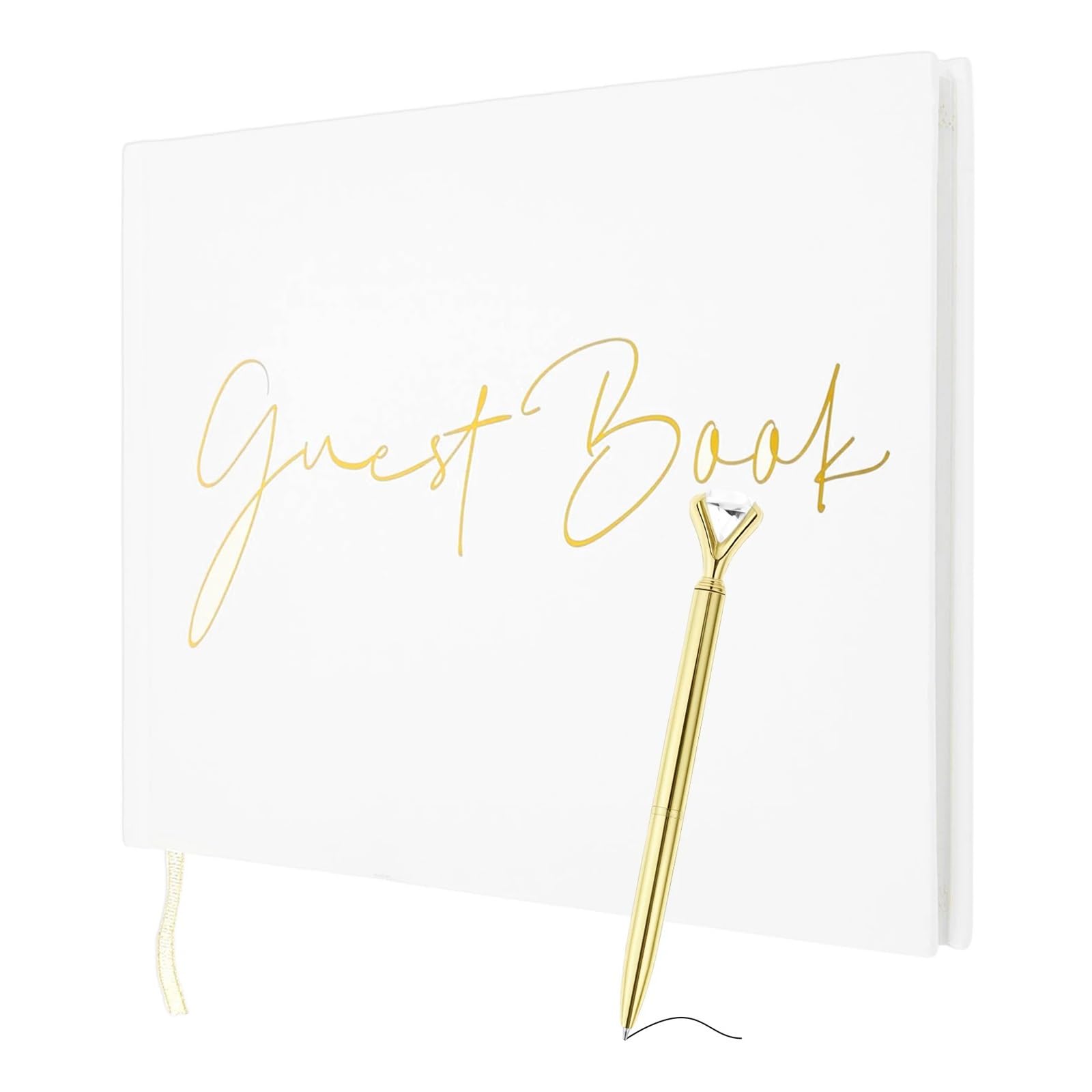 Libro Firmas Boda Libro de Signos Memoria Boda Papel Liso