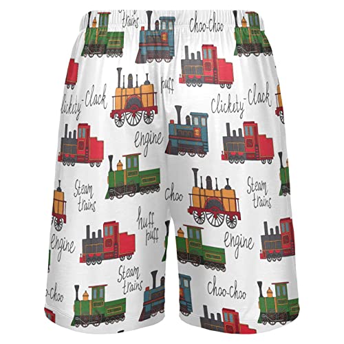 Christmas Gnome Snow Pajama Bottom Shorts for Men Soft Casual Sleep Lounge Shorts with Pockets S - XXL2