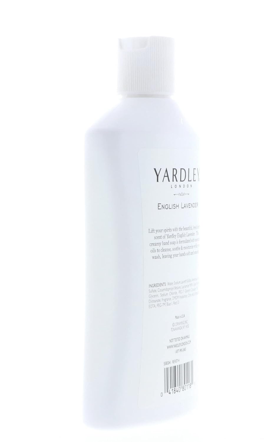 Yardley London English Lavender, Luxurious Hand Soap, Moisturizes & Soothes with Essential Oils, 16 FL OZ (473ml) - 6 Pack