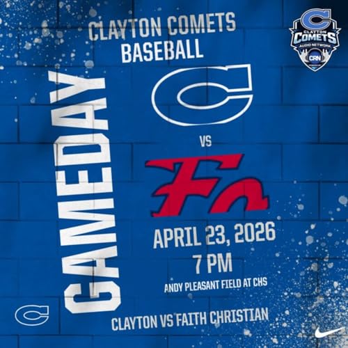 NCHSAA 7-A Non-Conference Varsity Baseball Faith Christian Patriots VS Clayton Comets