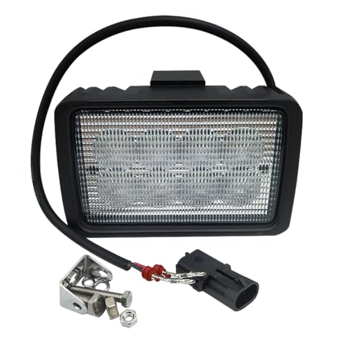 Hooma 40W Arbeitsscheinwerfer LED 12V Traktor Kompatibel mit John Deere/Case IH - 6000K Hellweiß - IP67 Wasserdicht