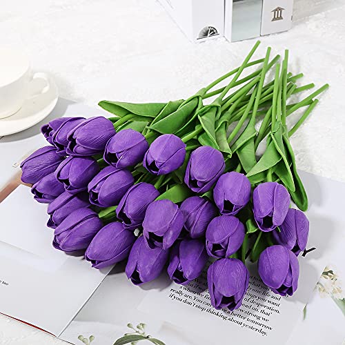 Ipopurealtouchpurpletulips24pcsartificialflowersfordecoraionfaketulipspurpleflowersfloralarrangementsfauxtulipsdecorfortablehomedecorbabyshowercenterpiecespurple  Urban Country Home Decor Ipopu real touch purple tulips 24pcs artificial flowers for decoraion fake tulips purple flowers floral arrangements faux tulips decor for table home decor baby shower centerpieces purple  urban country home decor